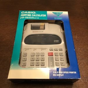 Casio Printing Calculator FR-2650A GY-W